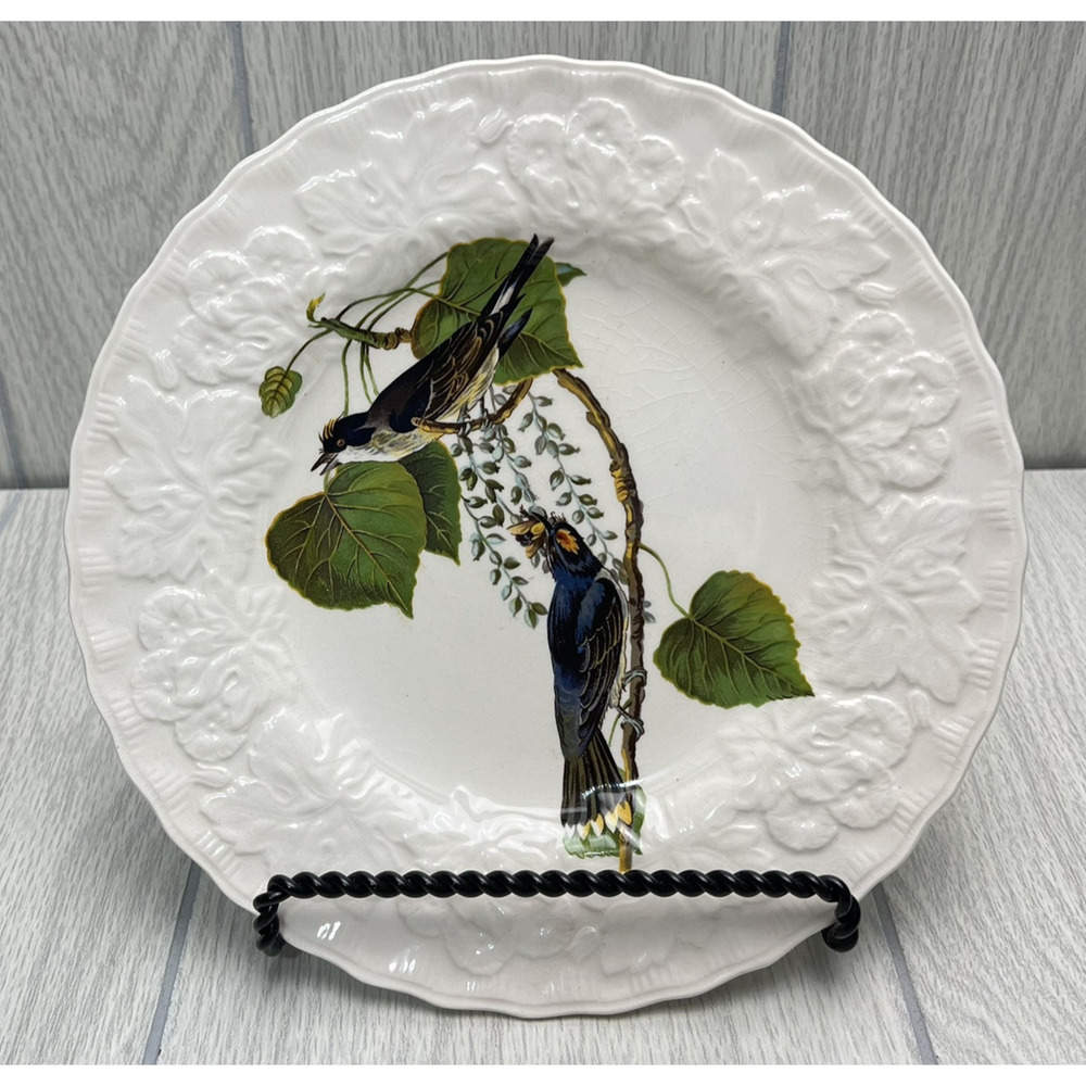 Alfred Meakin Birds of America Plate - Kingbird #79 National‎ Audubon Society